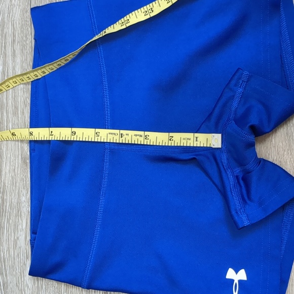 Under Armour Girls Spandex Training Shorts Gymnastics Running Active Wear Medium - Picture 7 of 11